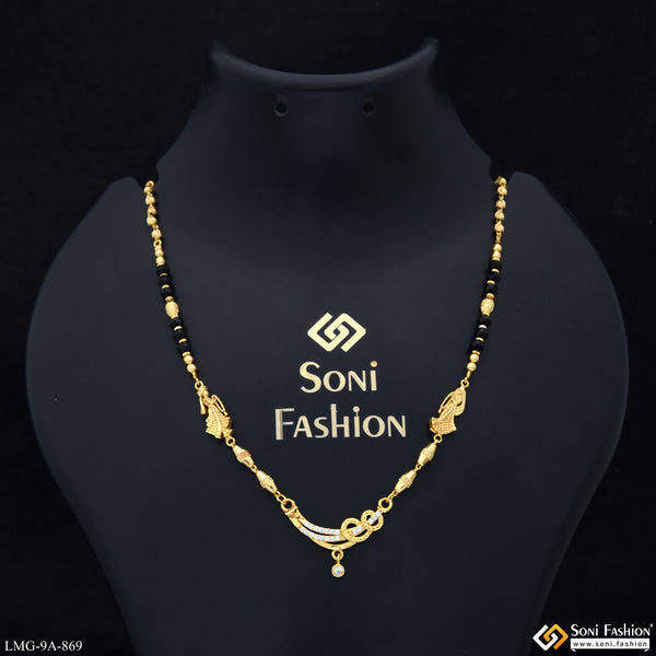 Decorative Design Gold Plated Mangalsutra for Women - Style A869