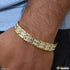 Delight Gold and Rhodium Plated Bracelet for Men - Style A741
