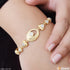 Designer with Diamond Classic Design Gold Plated Bracelet for Lady - Style A343