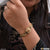 Diamond Fashionable Gold Plated Bracelet Girls & Women - Style LBRA046