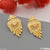 Fashionable Eye-Catching Design Gold Plated Earrings for Ladies - Style A020