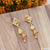 Designer with Diamond Designer Gold Plated Earrings for Ladies - Style A031