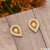 Cool Design with Diamond Unique Design Gold Plated Earrings for Ladies - Style A032