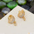 Latest Design with Diamond New Style Gold Plated Earrings for Lady - Style A046