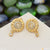 Chic Design with Diamond Designer Gold Plated Earrings for Lady - Style A047