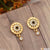 Chic Design with Diamond Designer Gold Plated Earrings for Lady - Style A047