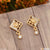 Unique Design with Diamond Designer Gold Plated Earrings for Lady - Style A054