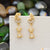 Glamorous Design with Diamond Designer Gold Plated Earrings for Ladies - Style A056