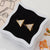 Triangle with Diamond New Style Gold Plated Earrings for Lady - Style A043