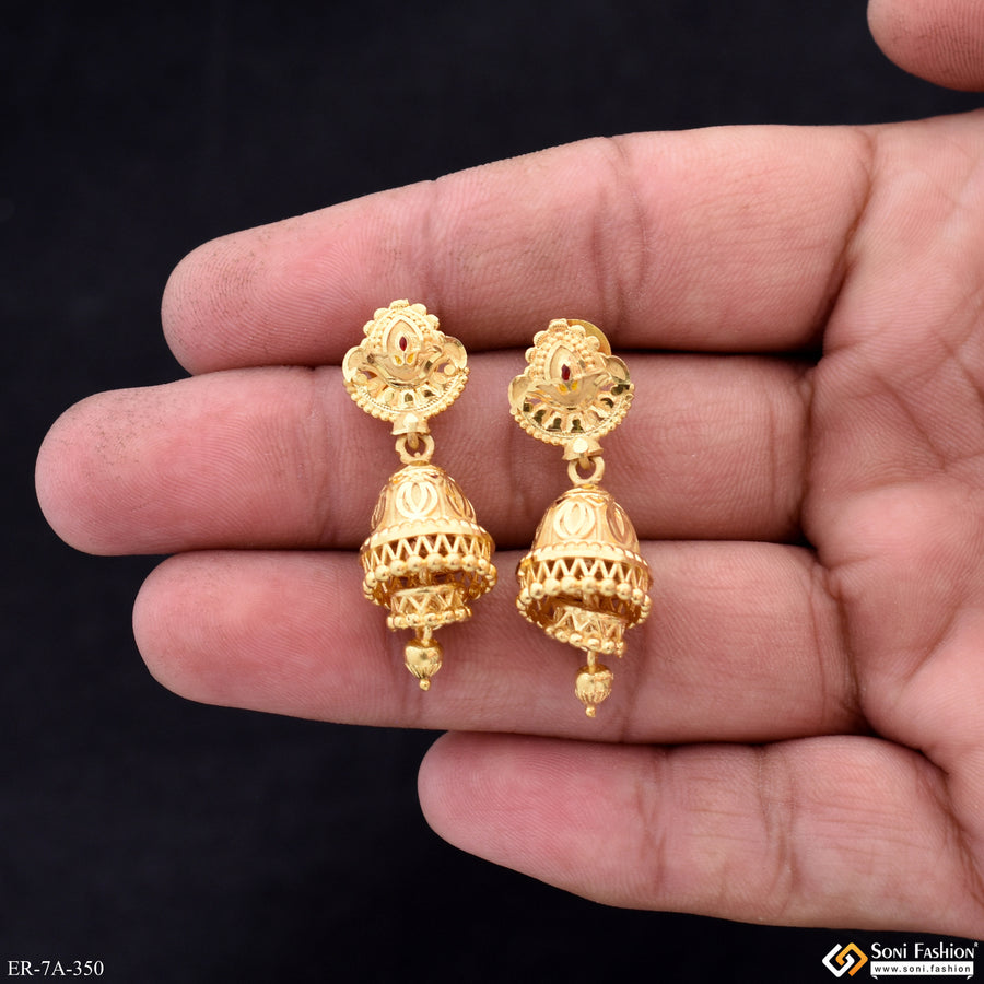 Fashion-Forward Gold Plated Earrings for Women - Style A350