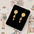 Superior Quality with Diamond Designer Gold Plated Earrings for Ladies - Style A008