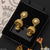 Classic with Diamond Beautiful Design Gold Plated Earrings for Lady - Style A030