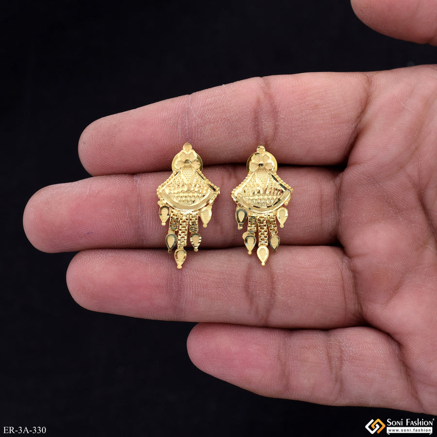 Beautiful Design Gold Plated Earrings for Women - Style A330