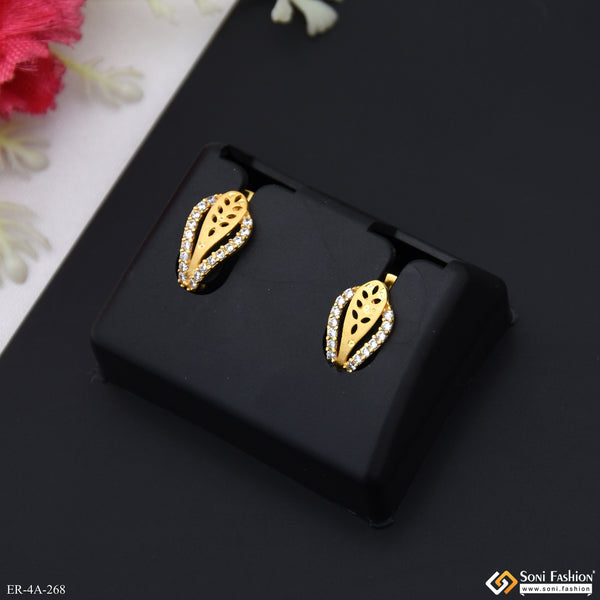 Gorgeous Design Gold Plated Earrings for Ladies - Style A268