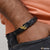 Exquisite Design High-quality Black & Golden Color Bracelet For Men - Style C080