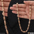 Fabulous Design with Diamond Delicate Design Rose Gold Chain for Men - Style D151