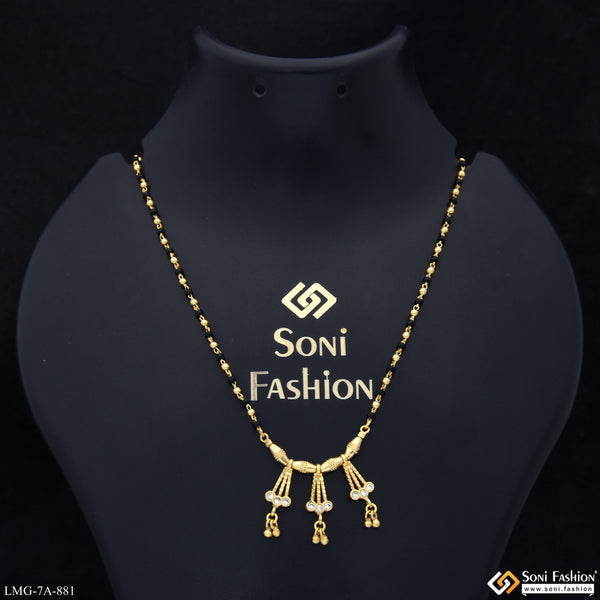 Fancy Design Gold Plated Mangalsutra for Women - Style A881