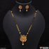 Fancy Design With Diamond Gold Plated Mangalsutra Set For Women - Style Lmsa027