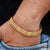 Fancy with Diamond Hand-Crafted Design Gold Plated Bracelet for Men - Style C953