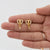 Fashionable with Diamond Stunning Design Gold Plated Earrings for Lady - Style A055