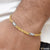 Funky Design Antique Design Golden & Silver Color Bracelet for Men - Style C967