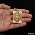 Ganesha With Diamond Hand-crafted Design Gold Plated Pendant For Men - Style A752