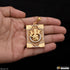 Ganesha With Diamond Unique Design Gold Plated Pendant For Men - Style A751