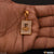 Goga Maharaj Logo Gold Plated Pendant With Diamonds - Style A462