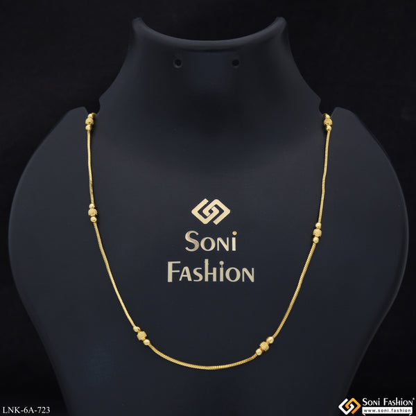 Gorgeous Design Gold Plated Chain for Ladies - Style A723