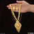 Graceful Design Sparkling Design Gold Plated Necklace Set for Women - Style A508
