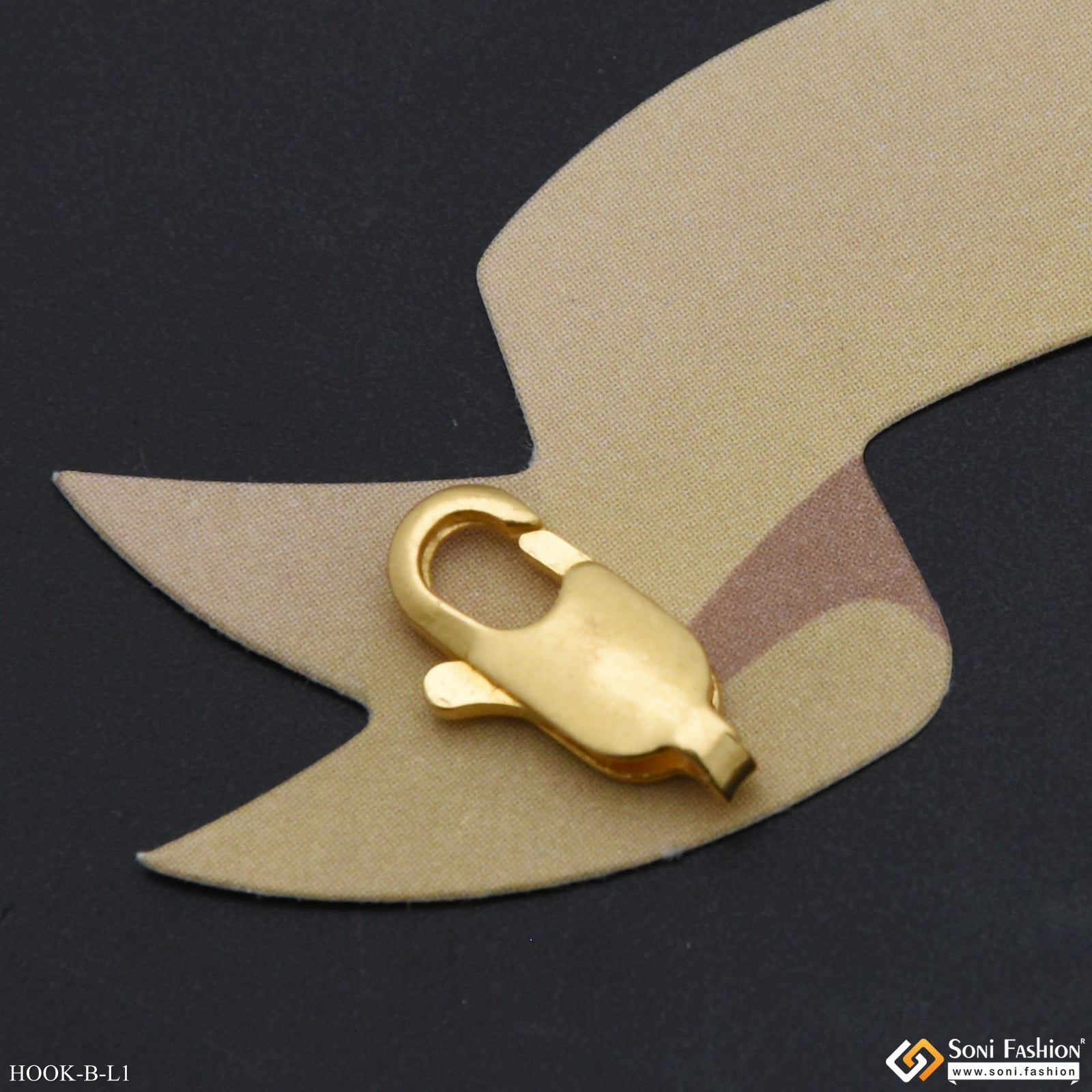 1 Gram Gold Plated Spring Lock For Chain - Small Size - Design L1 ...