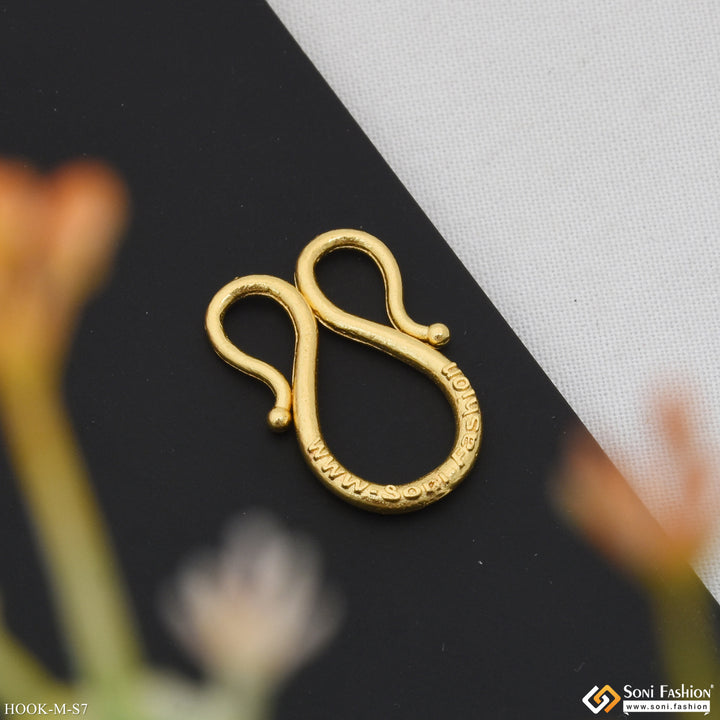 Gram Gold Plated M/W Hook For Chain Big Size Design S7
