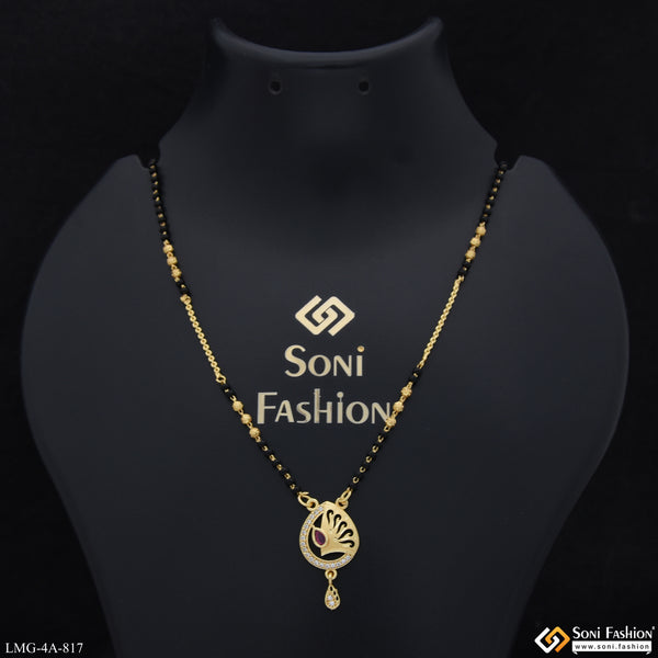 Hand-Crafted Design Gold Plated Mangalsutra for Women - Style A817