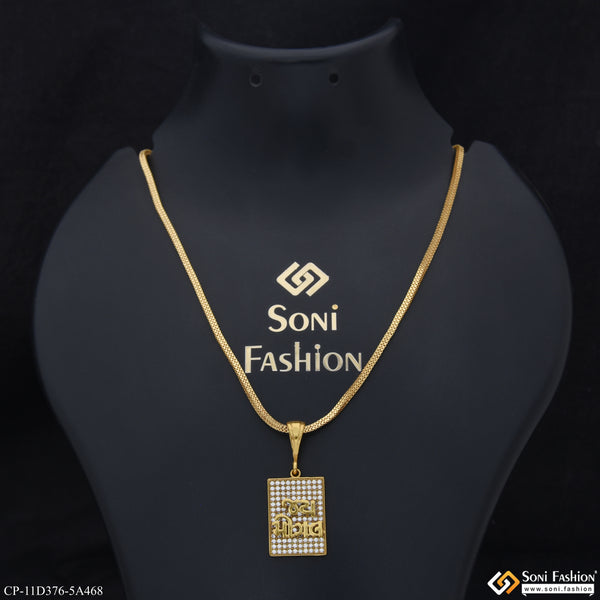 Jay Mogal Hand-Crafted Design Pendant With Chain for Men (CP-D376-A468)