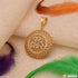 Jay Thakar Round Stylish Design Best Quality Gold Plated Pendant For Men - Style A193
