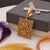 Jay Vihat Maa Square Design Gold Plated Pendant With Diamonds - Style A188