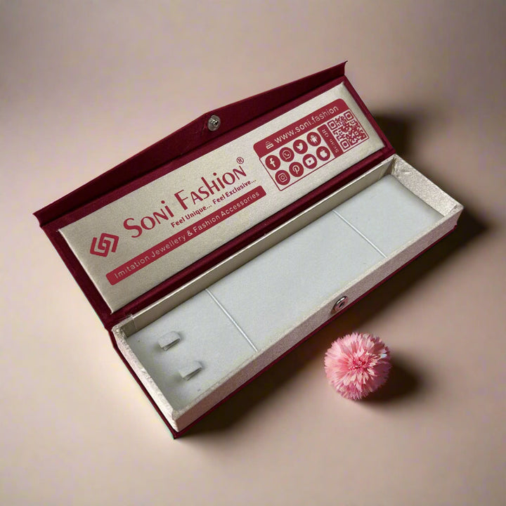 Jewellery Safe box for chain, necklace, bracelet etc.. size 10x3 inch by soni fashion