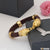 Lion with Diamond Awesome Design Gold Plated Genda Kada for Men - Style B083