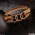 Jaguar With 4 Rings and Diamond Design High Quality Gold Plated Kada - Style A126
