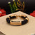 Two-Lion Face & Jay Mataji Best Quality Gold Plated Genda Kada - Style A443