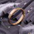 Black Line Pattern Stainlesss Steel Bracelet Kada Gold