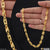 Kohli Nawabi Lovely Design High-Quality Gold Plated Chain for Men - Style D161