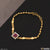 1 Gram Gold Plated with Diamond High-Class Design Bracelet for Ladies - Style A321