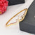 Unique with Diamond Sparkling Design Gold Plated Bracelet for Lady - Style A307