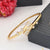 Best with Diamond High-Class Design Gold Plated Bracelet for Ladies - Style A309