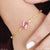 1 Gram Gold Plated with Diamond Exclusive Design Bracelet for Ladies - Style A312
