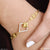 1 Gram Gold Plated with Diamond Finely Detailed Bracelet for Ladies - Style A315