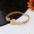 Exclusive Design with Diamond Designer Gold Plated Bracelet for Ladies - Style A345