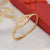 Artisanal Design with Diamond Designer Gold Plated Bracelet for Ladies - Style A352