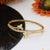 Butterfly with Diamond Fancy Design Gold Plated Bracelet for Lady - Style A353